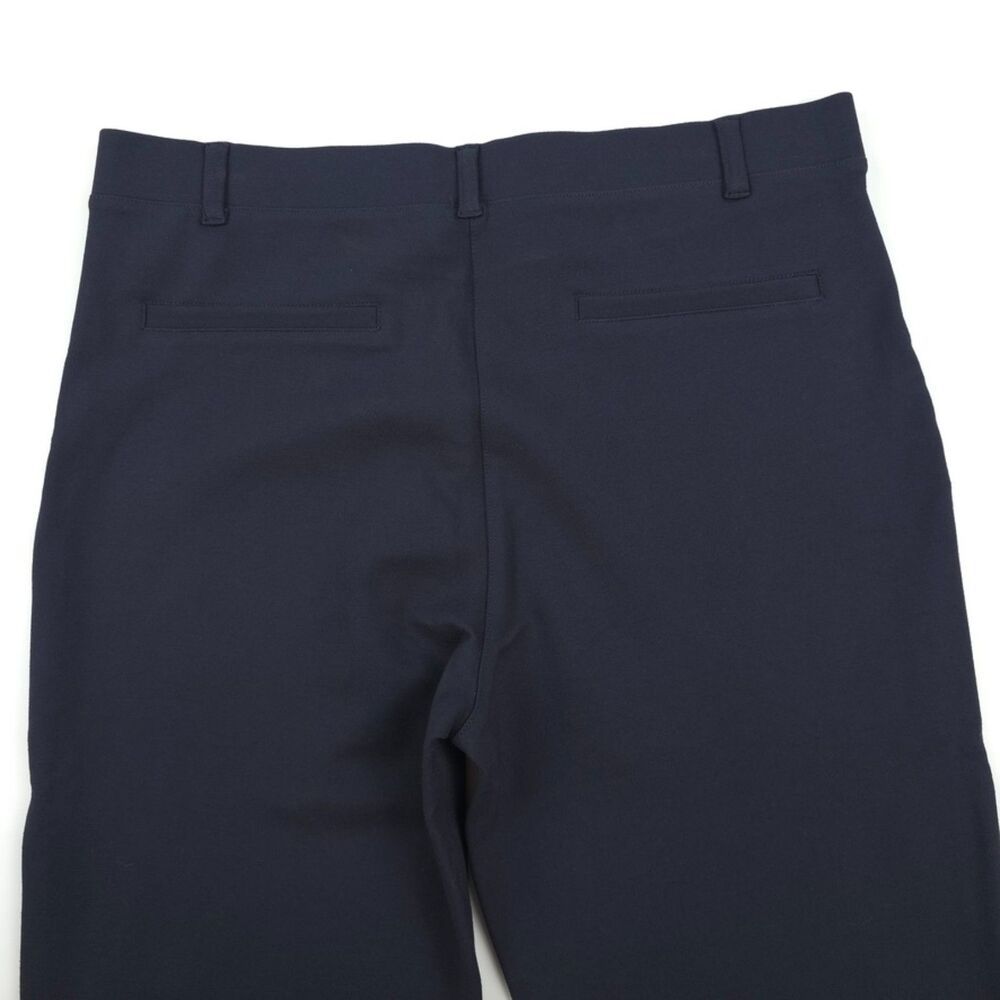 NWT Quince Ultra-Stretch Ponte Straight Leg Pants Navy Old Money Quiet Luxury - Picture 5 of 8